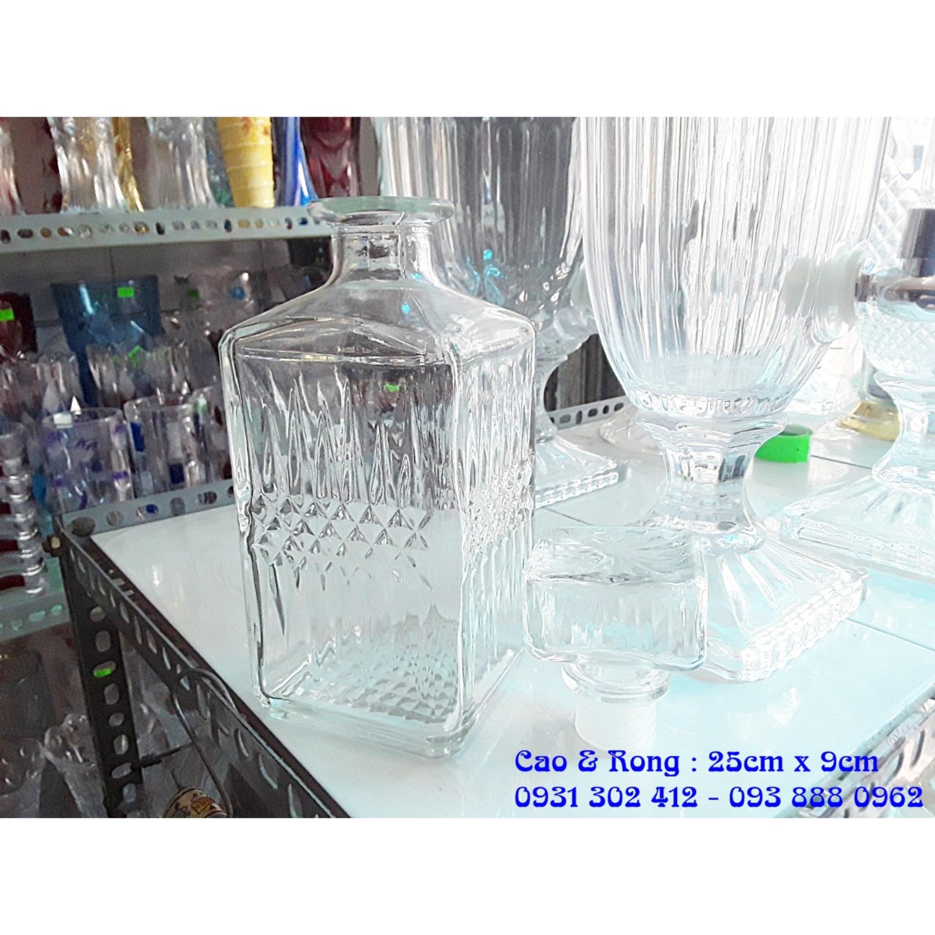 [HCM](Quà tặng) Chai thủy tinh ngũ sắc 500ml ( shop chọn 1 trong 5 màu ngẫu nhiên )