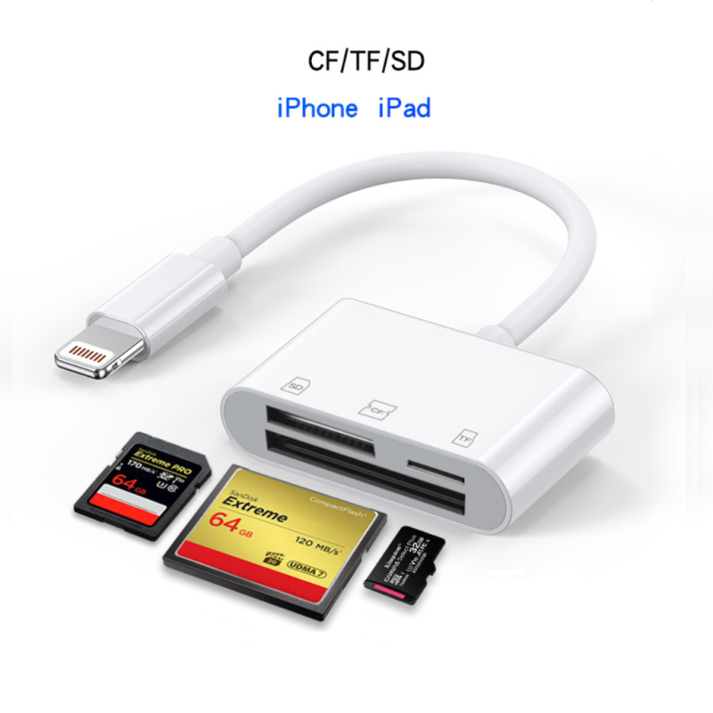 Bảng giá Đầu đọc thẻ CF/SD/MicroSD cho Lightning Phong Vũ