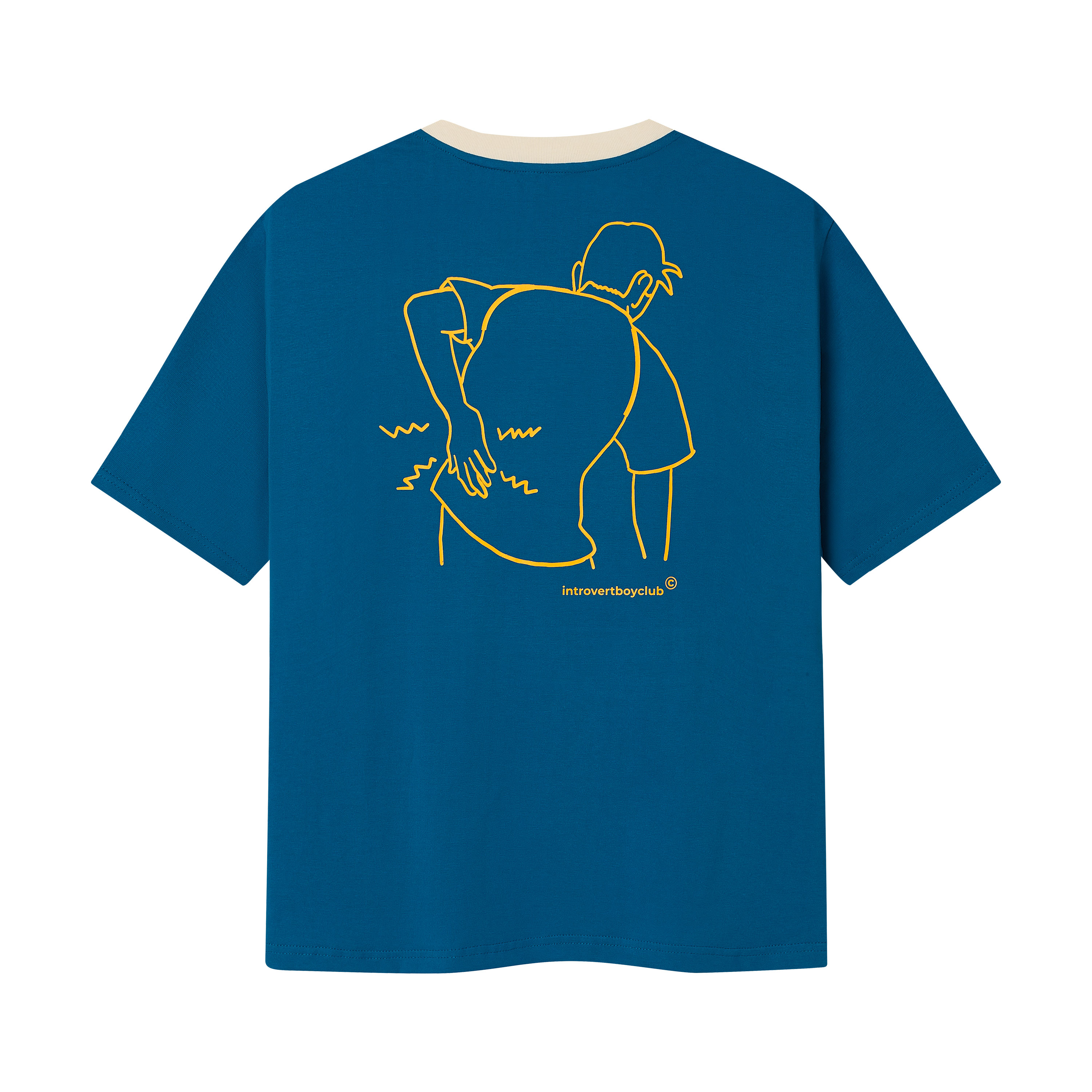 Áo thun Back Hurts Generation - Xanh - Introvert Boy Club