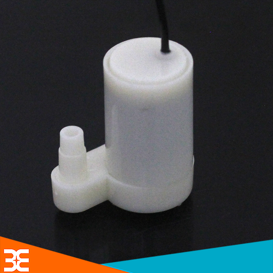 Máy Bơm Chìm Mini 1.5-6VDC 1.5m - Bơm Thẳng ( Trắng )