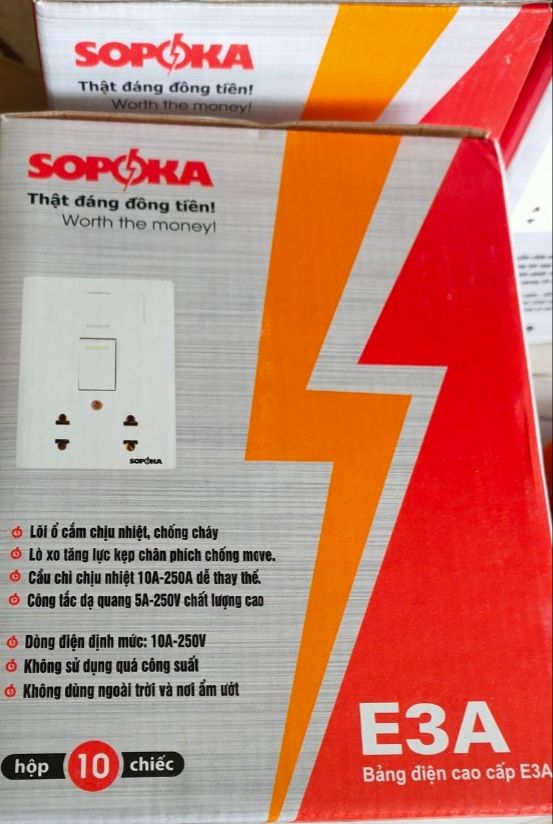 Bảng điện cao cấp E3A Sopoka