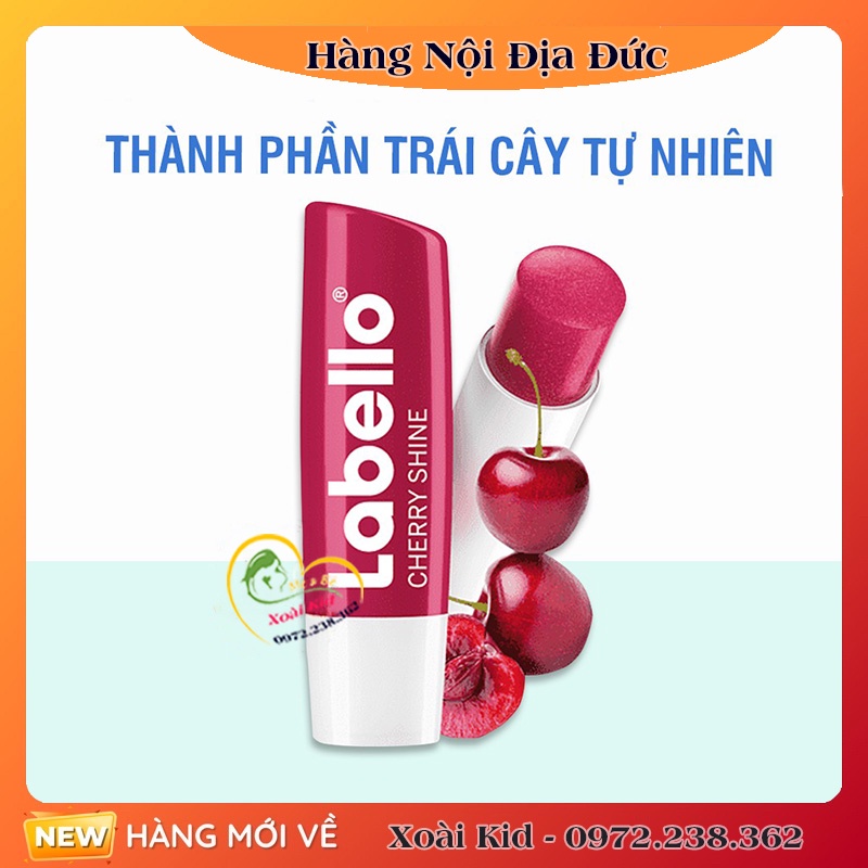 Son dưỡng môi căng mọng, mềm mịn Labello Đức [Hàng nội địa Đức Đủ Bill]