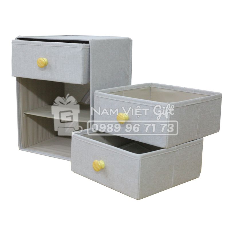 Tủ đựng đồ đa năng mini 3 ngăn - ds4697 - vải oxford 600d cao cấp