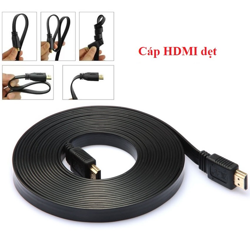 Cáp HDMI dẹt dài 15m chất lượng cao