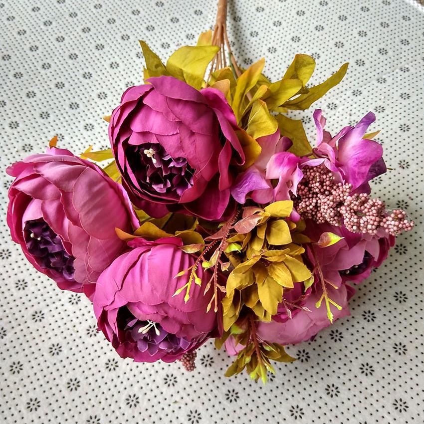 Hoa Giả - Chùm Mẫu Đơn Paeonia Cao Cấp