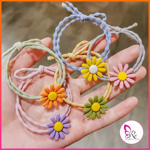 10 dây cột tóc hoa cúc