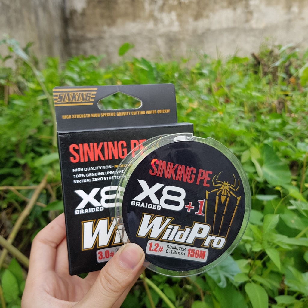 Dù Chìm Câu Lục Dù Chìm Câu Cá WildPro x8+1