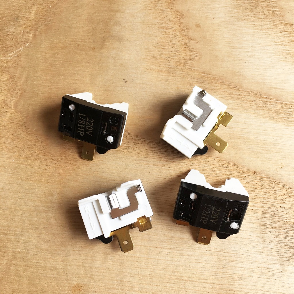 Rơ le Tecmic Block Tủ Lạnh - Relay Tecmit bảo vệ máy nén - Termit Termic dẹt