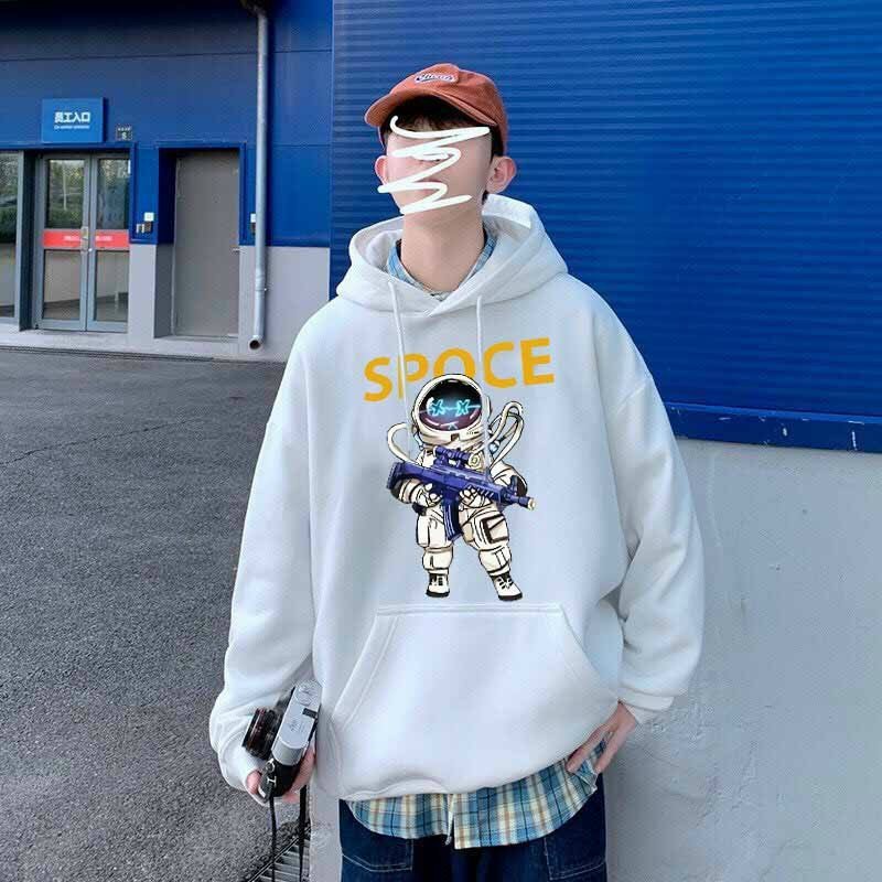 Áo Hoodie Dày Dặn in Hình Phi Hành Gia