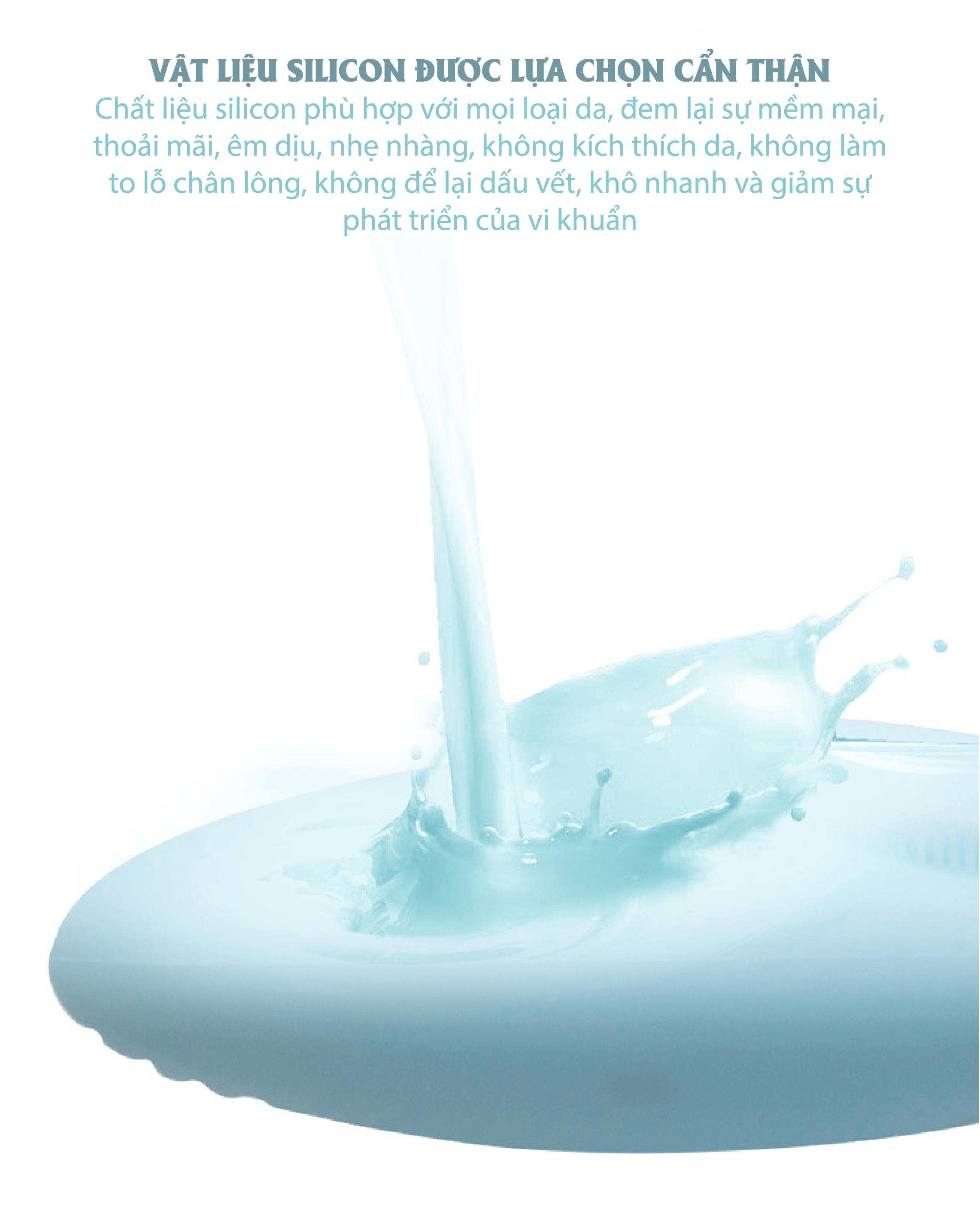 [BH 1 đổi 1] Máy Rửa Mặt AIKEDILI FACIAL SILICONE CLEANSING LIGHT THERAPHY