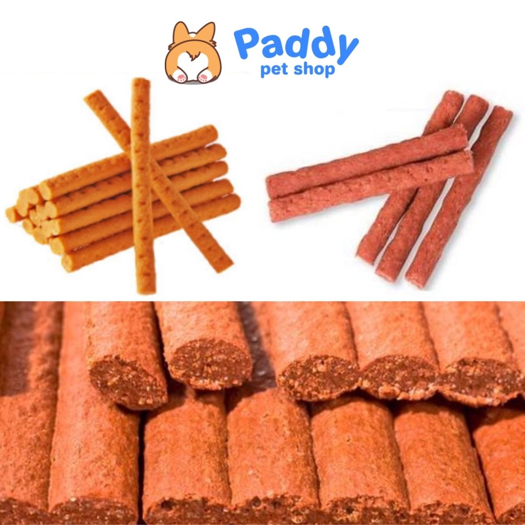 Bánh Thưởng Cho Chó Que Cá Hồi & Gà Bowwow Soft 150g