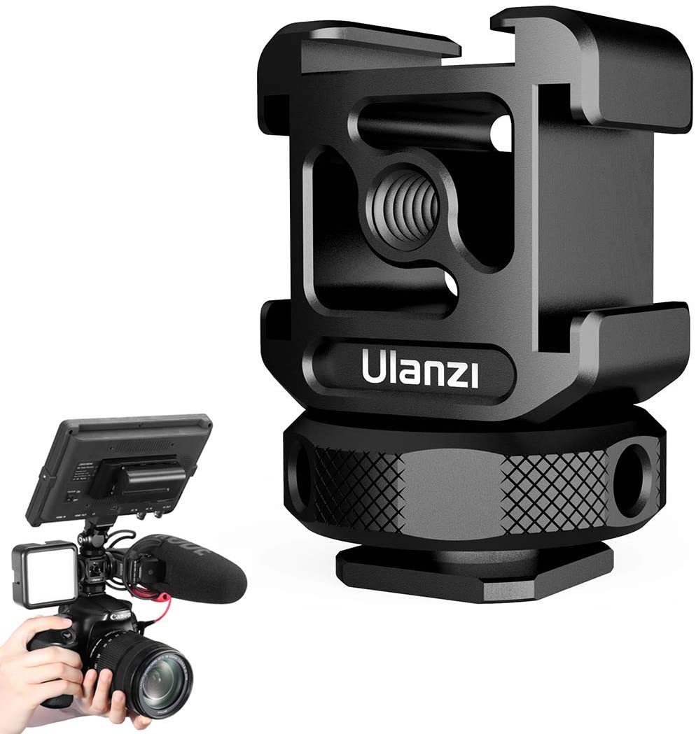 Cold Shoe Mounts để gắn Monitor/Micro/đèn LED - ULANZI PT-12 (FUGAB)