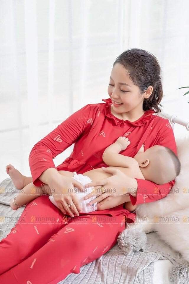 Bộ Đồ Bầu Và Sau Sinh Dài 3 Cúc