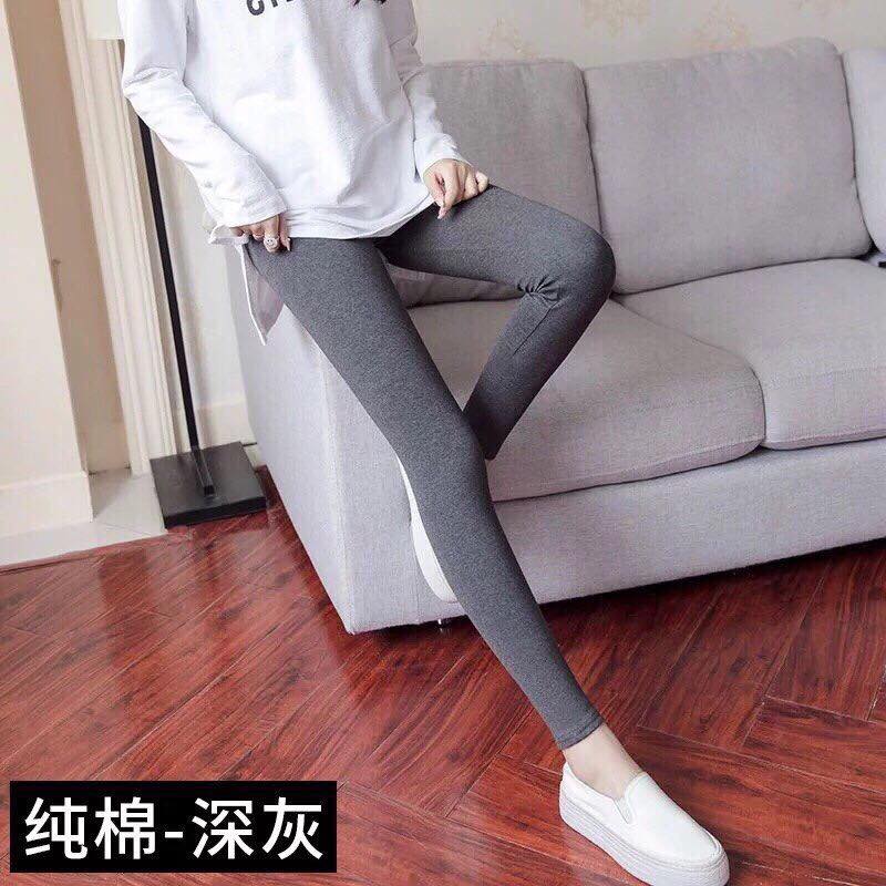 Quần legging bầu loại đẹp đen - ghi