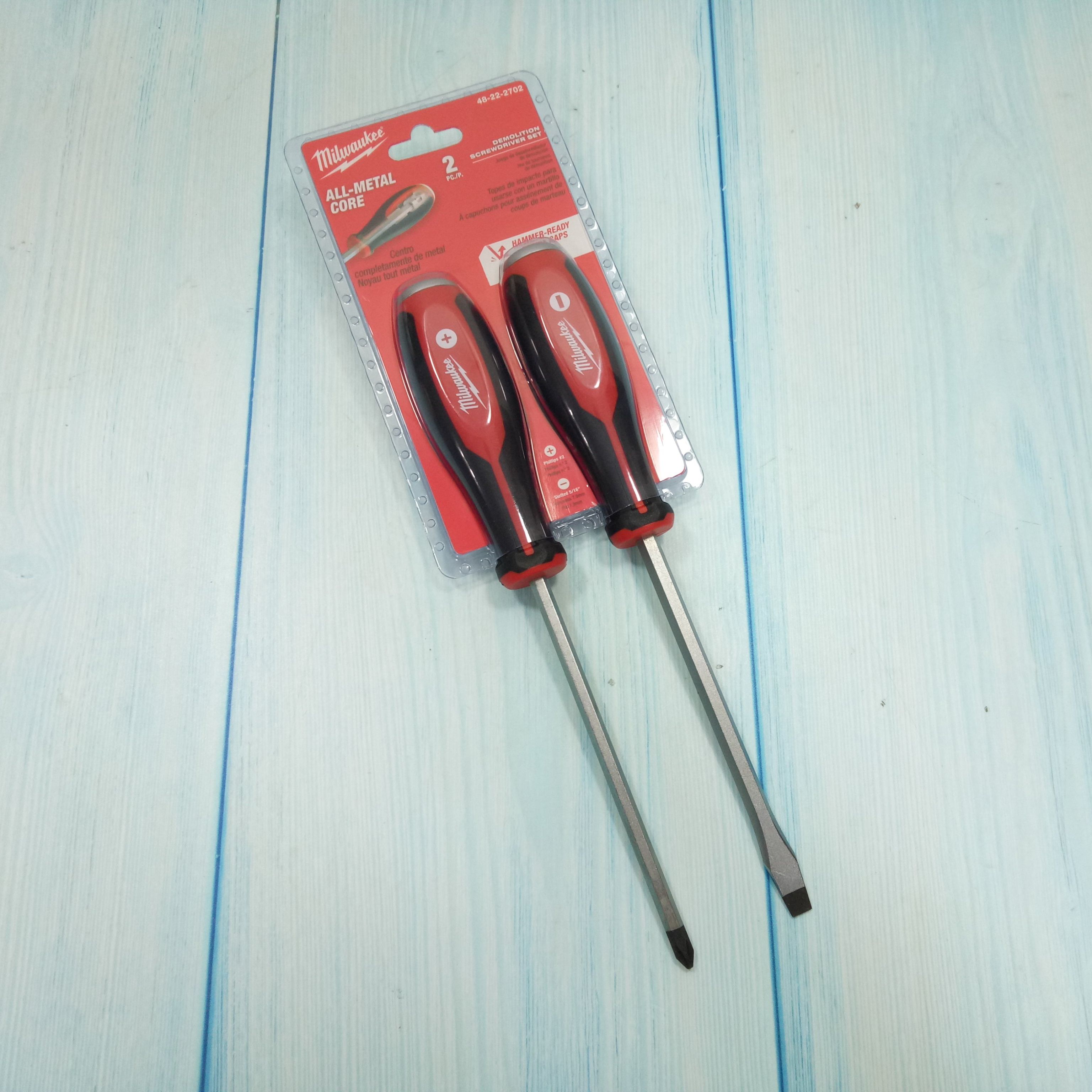 Milwaukee 48-22-2702 Bộ tua vít đóng 2 món