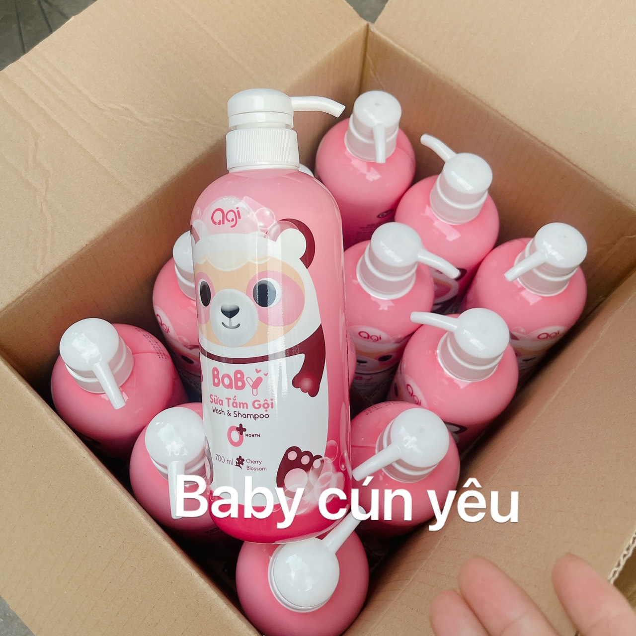 [CHÍNH HÃNG]SỮA TẮM GỘI AGI CHO BÉ /500ML