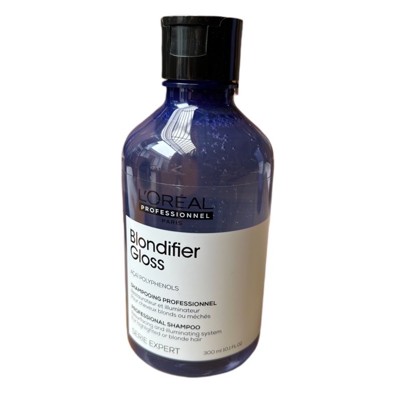 Dầu gội xả bóng mượt cho tóc nhuộm sáng màu l'oréal blondifier gloss 300ml/200ml