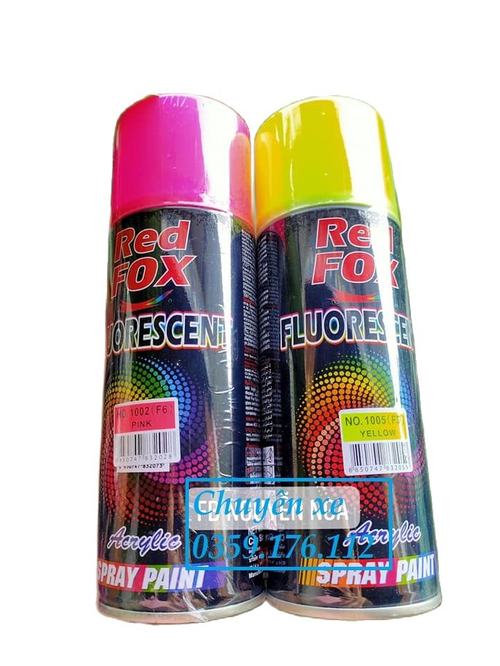 Sơn Redfox Thái Lan Màu Nõn chuối - Sơn Xịt Nhập Khẩu