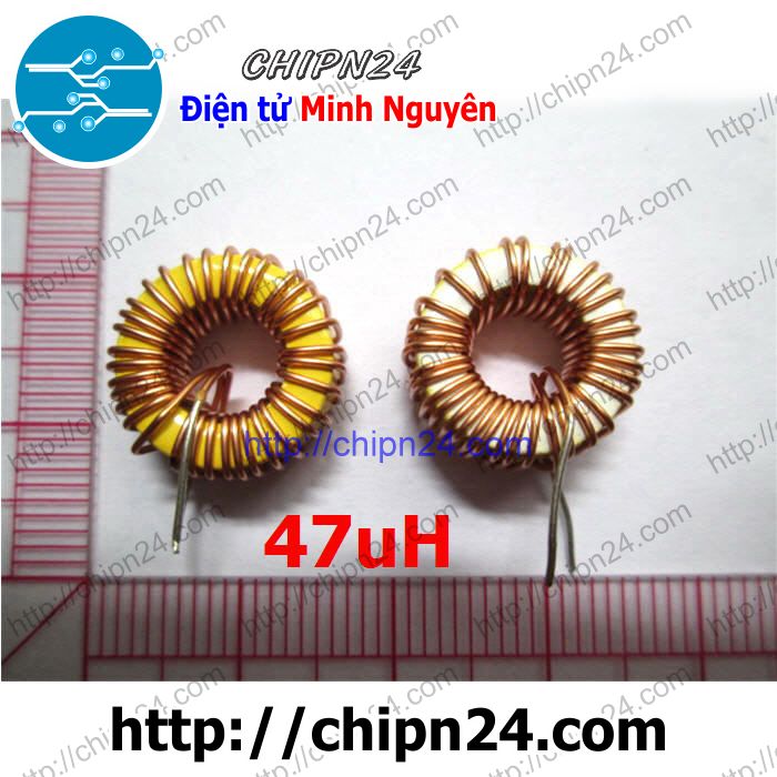 [2 cái] (KG2) Cuộn cảm xuyến 3A 47uH DIP (LM2576 LM2596)
