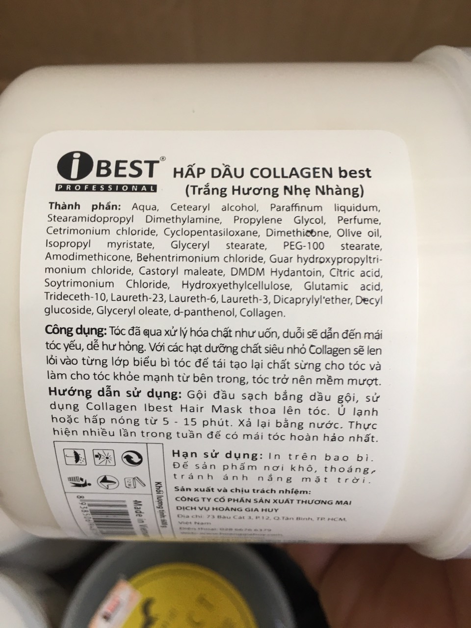[HCM]Hấp dầu collagen mềm mượt ibest