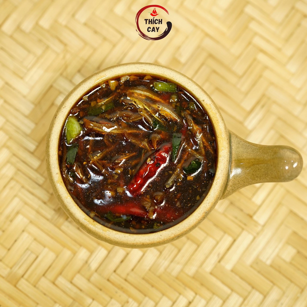 Kho quẹt cá cơm- Thích cay