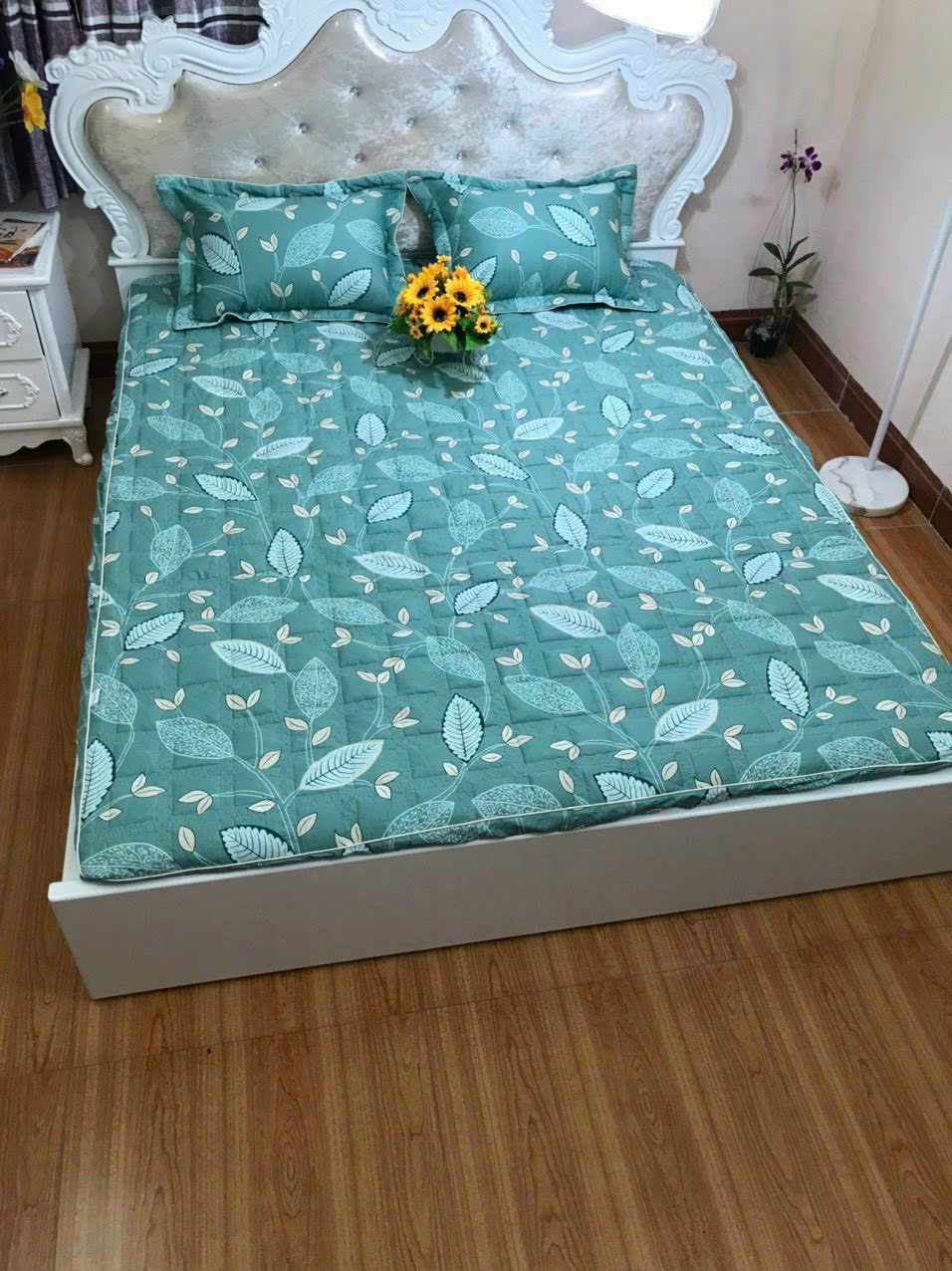 Bộ ga gối cotton Hàn Quốc