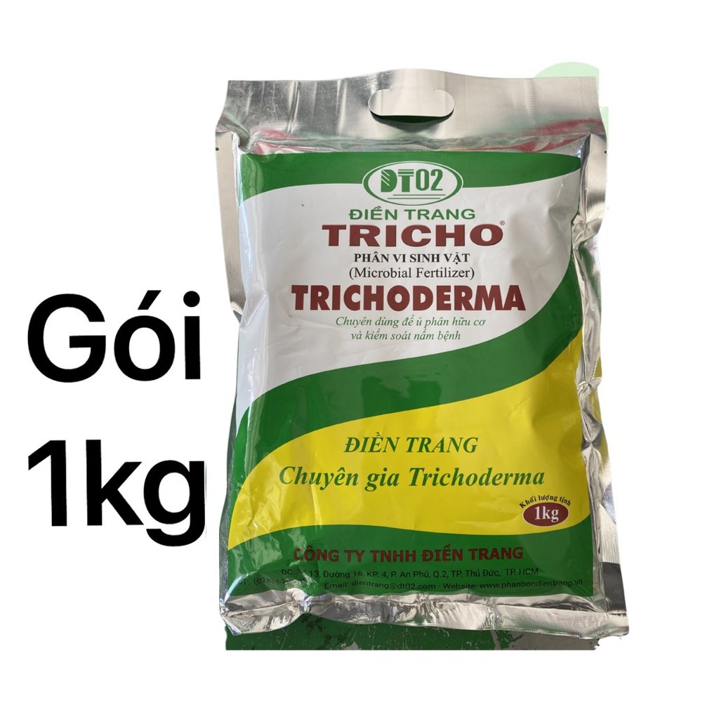 DT02 TRICHO 1kg Nấm trichoderma đối kháng trừ bệnh trên phong lan, hoa hồng và Ủ phân vi sinh