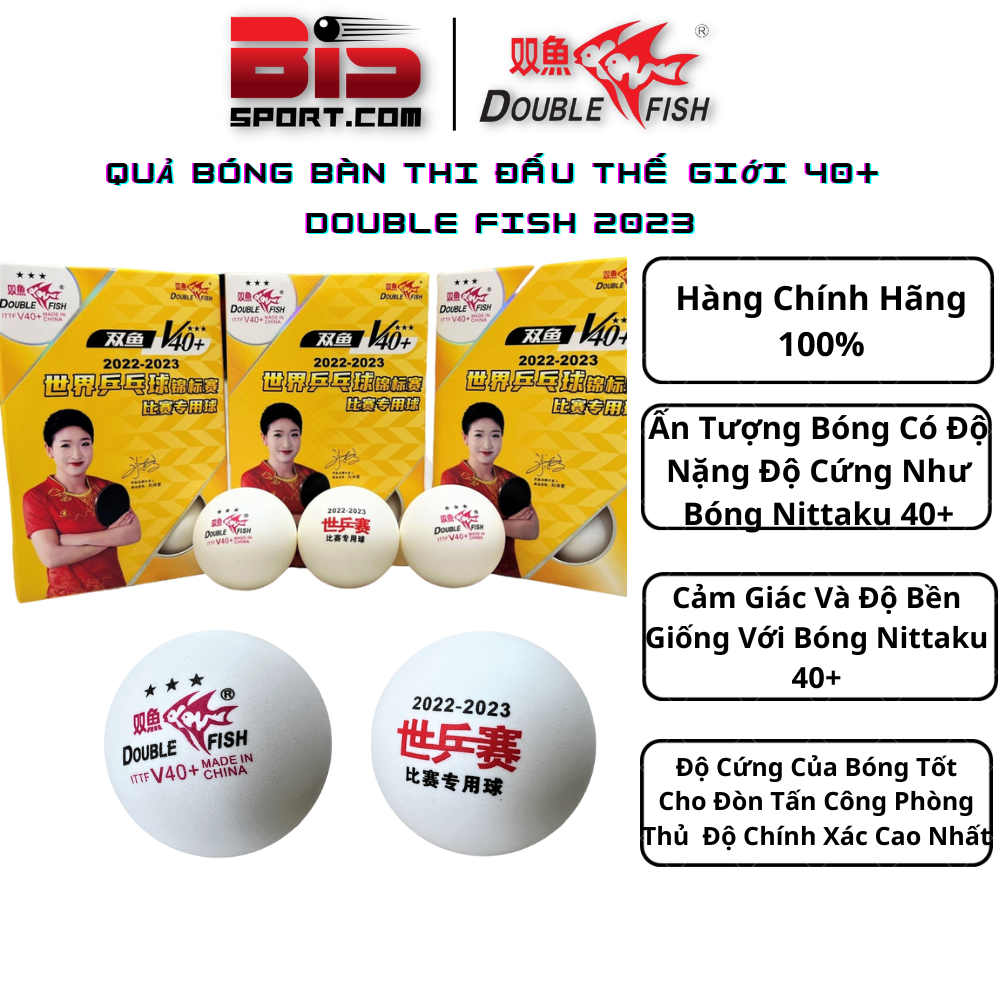 Quả Bóng Bàn Nittaku 3 Star Premium Clean 40+ Phiên Bản Mới - Hàng Chính Hãng Nhật Bản 100%