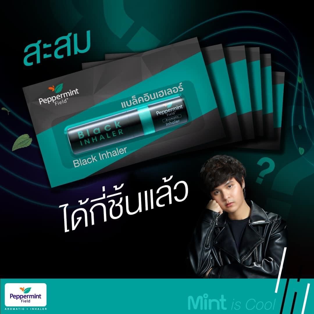 Ống Hít Mũi 2 Đầu Black Inhaler Peppermint Field Thái Lan