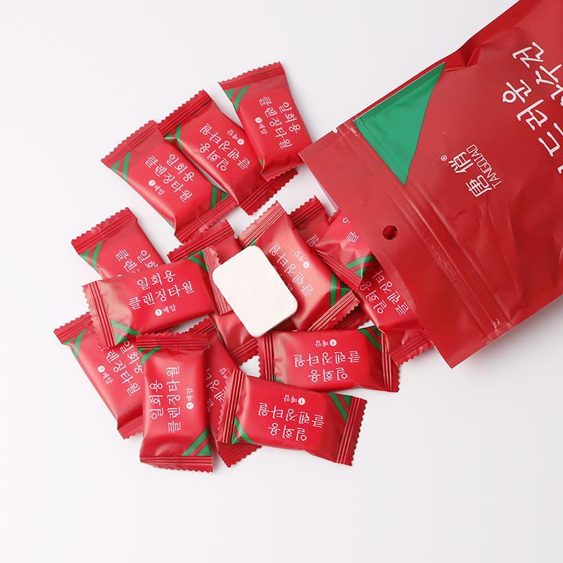 Bịch 20 khăn giấy nén vuông / tròn hàn quốc