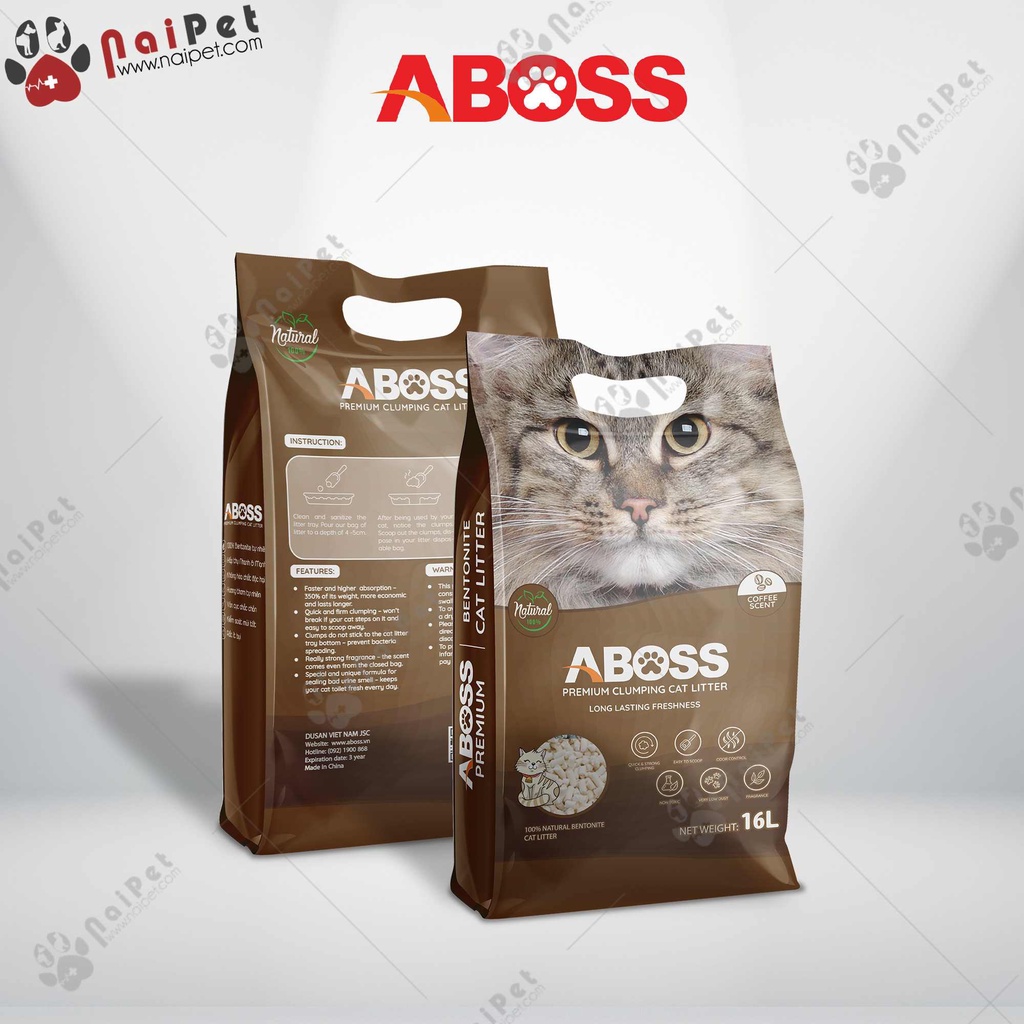 Cát Vệ Sinh Cát Đất Sét Bentonite ABoss CDS003