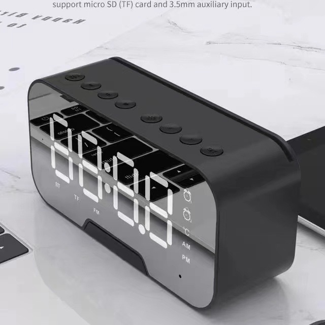Đồng hồ để bàn đa năng - báo thức - hẹn giờ - loa bluetooth