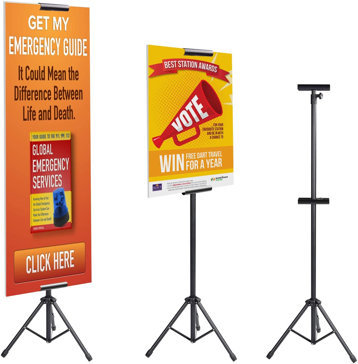 Standee chữ thập, standee chữ t tăng giảm 0.61.8m - tpsd