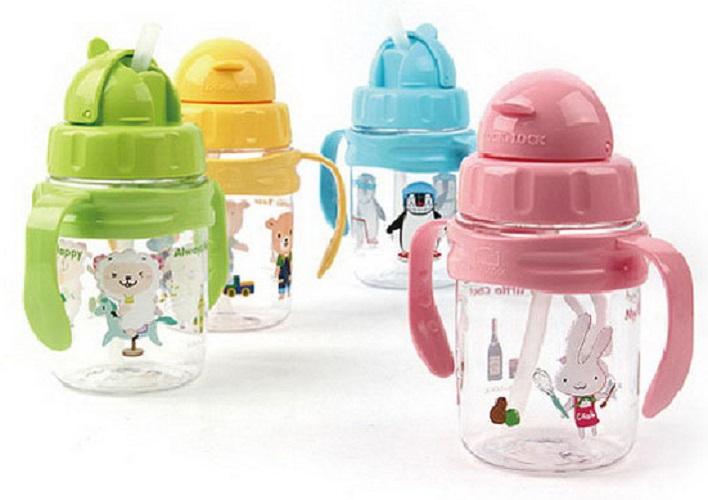 Lock&Lock - Bình nước 2 quai Hello Bebe ABF633