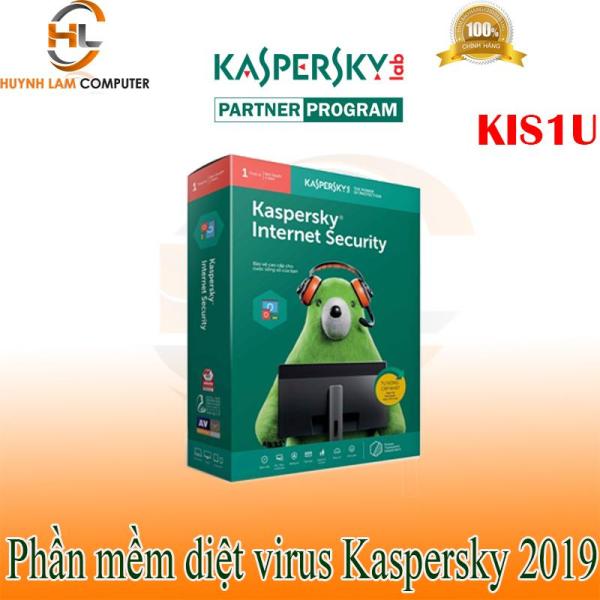 Bảng giá Phần mềm diệt virus internet Kaspersky KIS1U 1PC/1 năm sản xuất 2020 - hãng phân phối Phong Vũ