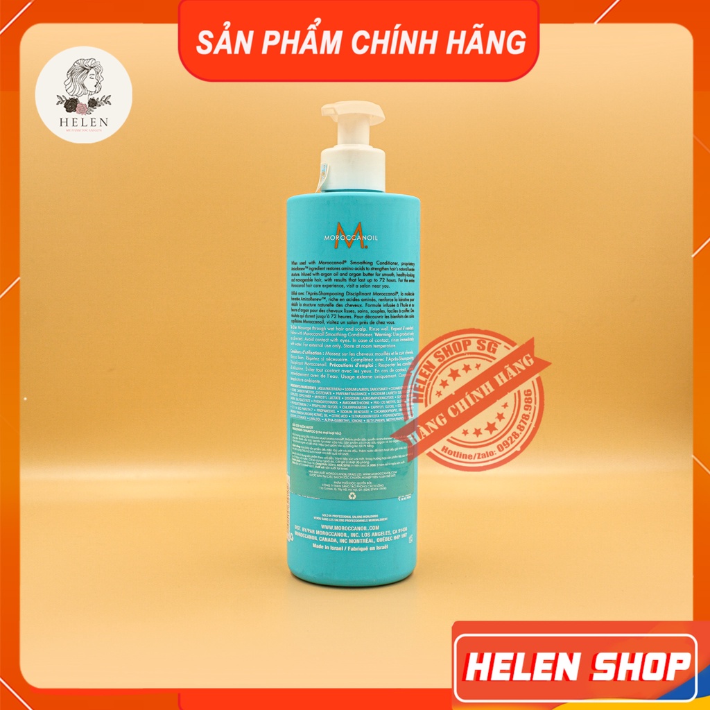 Dầu Gội Xả MOROCCANOIL Smooth,Hydration,Repair,Volume 1000ML