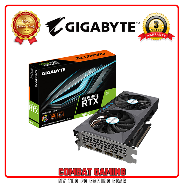 Card Màn Hình GIABYTE RTX 3060 EAGLE OC 12GB GDDR6