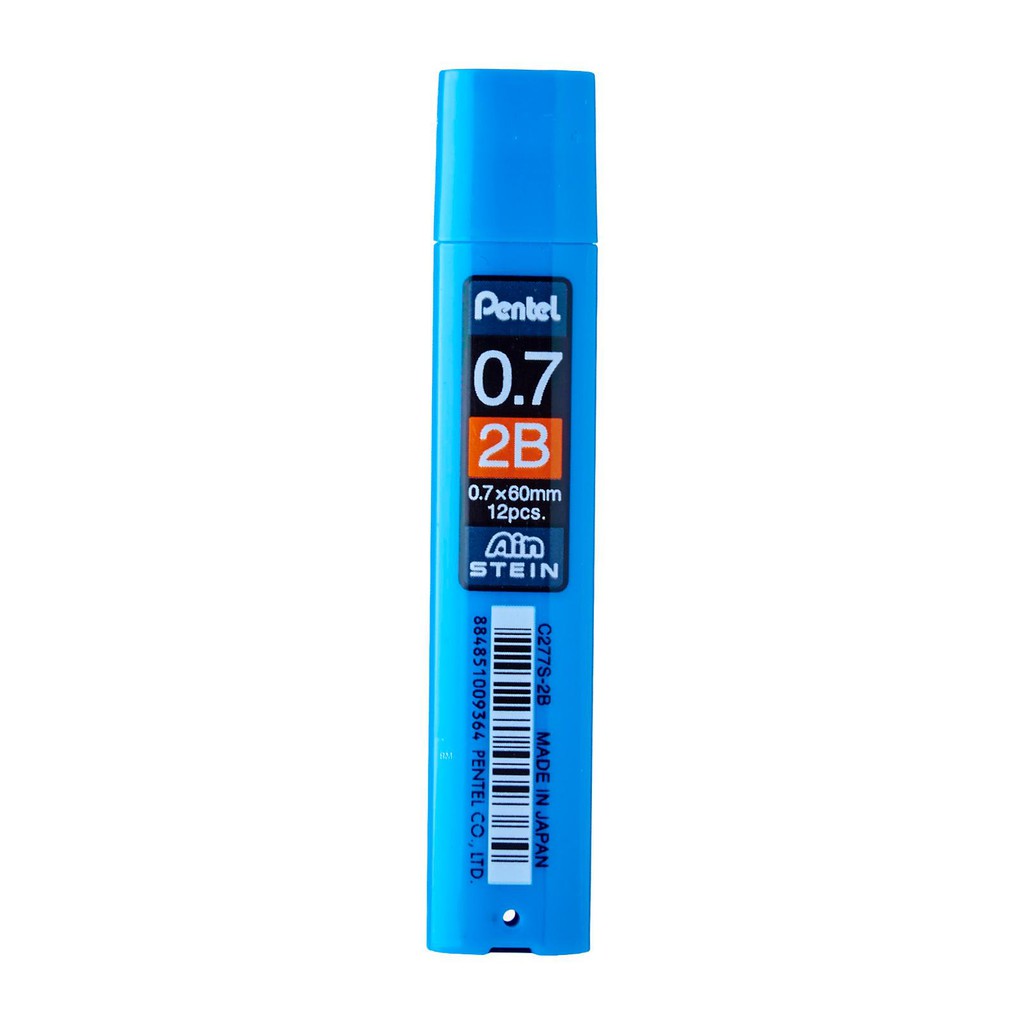 Ruột bút chì kim 0.7 mm 2b, ruột bút chì kim pentel-dụng cụ vẽ tâm tâm