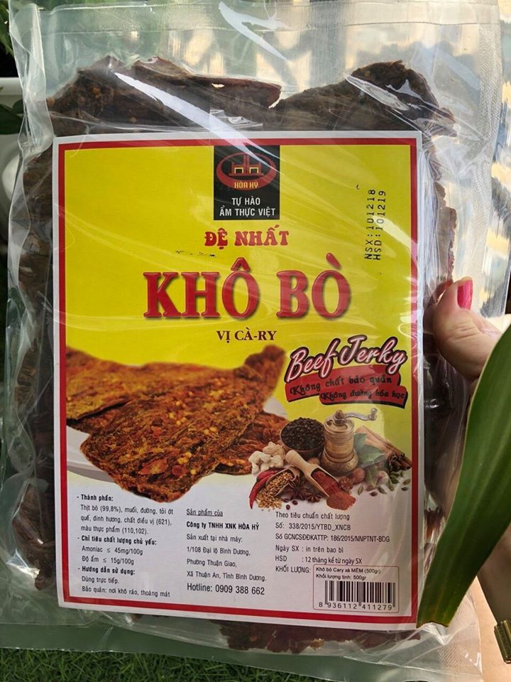 [HCM]KHÔ BÒ VỤN TO HÒA HỶ 500