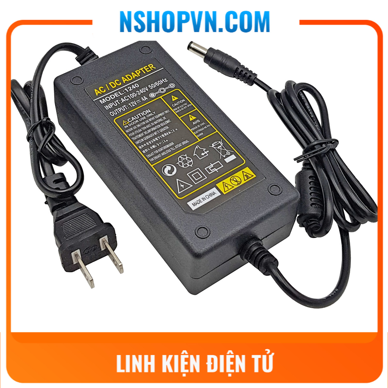 Nguồn adapter 12V 4A