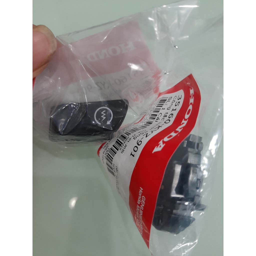 Cụm công tắc điện vô lăng nút công tắc màu đỏ idling stop sh 350i 300i chính hãng honda