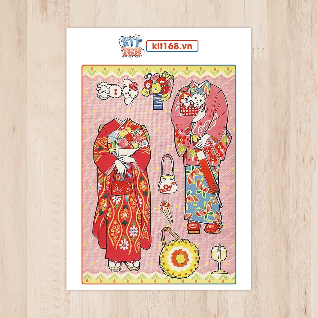 Đồ chơi cắt thủ công Búp bê giấy Set BBG 0040