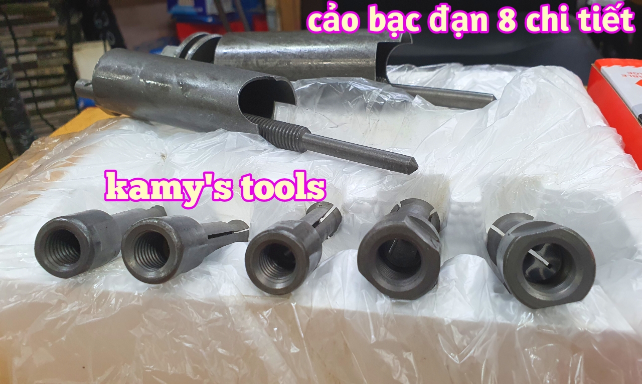 [HCM] Bộ Cảo Bạc Đạn 8 Chi Tiết Từ 10mm-25mm Trigoldte
