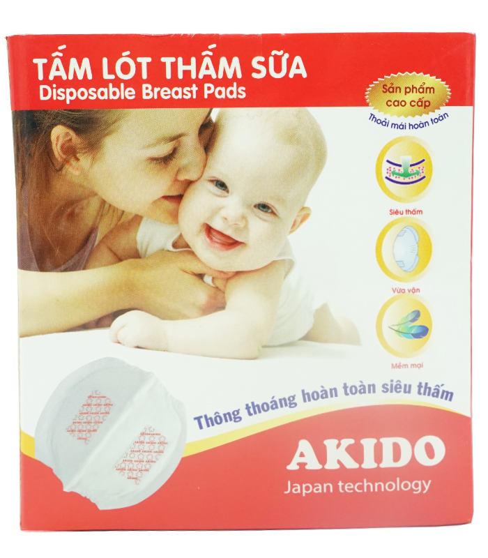 Hộp 24 miếng lót thấm sữa Akido