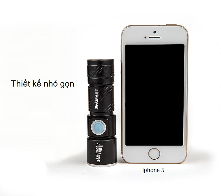 Mini portable USB rechargeable flashlight HN-Q5