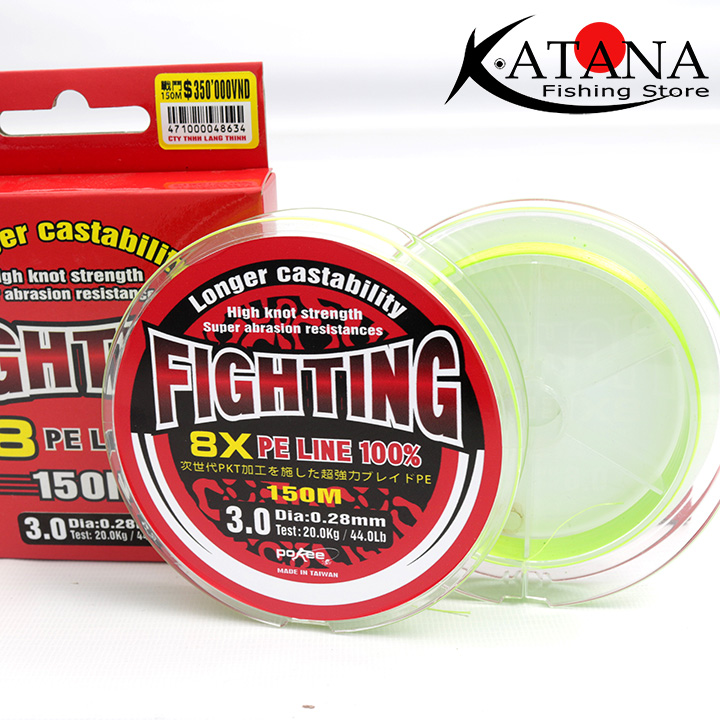 [HCM]Dây PE Pokee Fighting x8 - Made in Taiwan