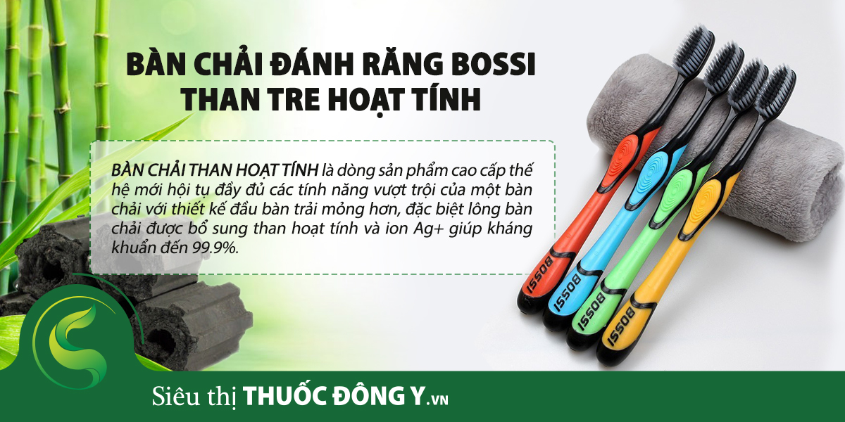 BÀN CHẢI ĐÁNH RĂNG THAN TRE BOSI SL INBOX