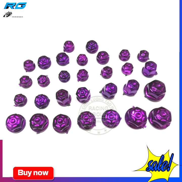 [HCM]Chụp ốc cho xe máy ( nhiều màu )