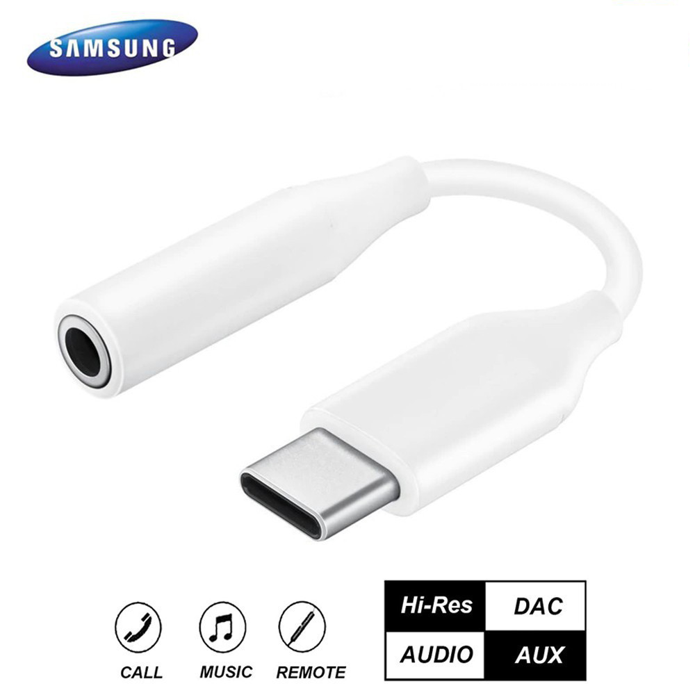Cáp Chuyển Đổi Samsung Type C to Jack 3.5mm (Usb-C to 3.5mm Audio Jack) - Hàng Nhập Khẩu