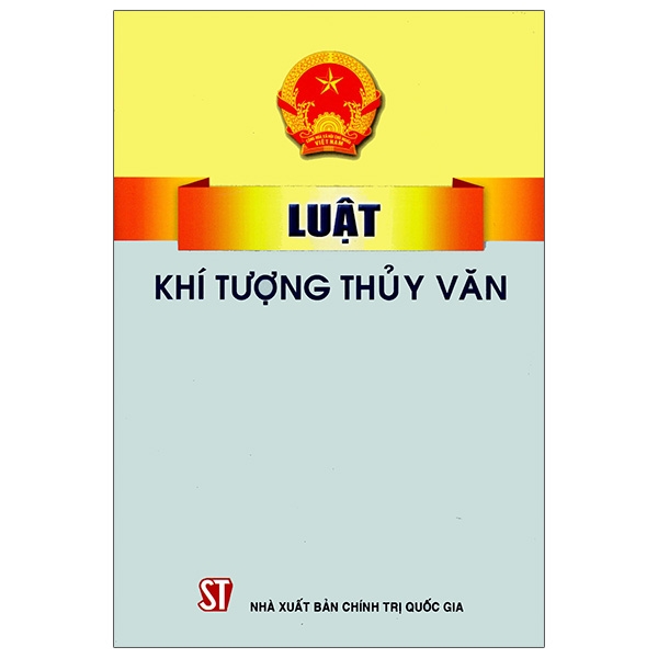 Fahasa - Luật Khí Tượng Thủy Văn